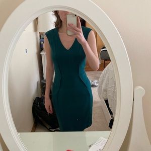 H&M Green Fitted Dress - Professional